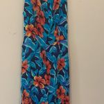 Spenser Jeremy Floral 100% Silk Maxi Dress Size 14 Blue Photo 3