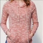 ‎Textured Drawstring Hoodie Red Photo 0