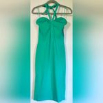 Nine West Womens Sweetheart neckline Bodycon dress Green Size L NWT Photo 1