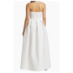 Alexia Maria Silk Faille Convertible Skirt Size 2 NWT White Photo 4