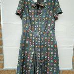 Maison common silk midi dress size 38/6 Green Photo 1