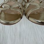 Vince Camuto Women's  Fantin Caged MultiStrap Stiletto Heel Sandals Size 9.5 Gold Photo 8