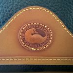 Dooney & Bourke Vintage  Black & Brown Fold Over Leather Crossbody Shoulder Bag Photo 1
