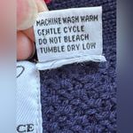 Buttons Maggie Lawrence Sweater Large Knit V-Neck Blue Gold Heart Sz 22/… Photo 9