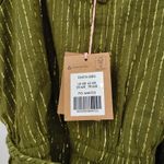 NWT Boden Grecian Playsuit Romper Green Metallic Gold Striped Pockets D0674 12 Photo 5
