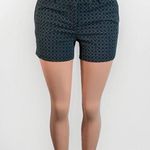 Kenar Shorts Womens Size 4 Blue Green Print Dressy Mid Rise 3.5 Inch w/ Pockets Photo 0