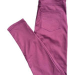 H&M  maroon skinny jeans size 6 wine colorblock stretch monochrome bodycon​ red Photo 0