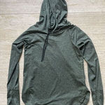 Athleta ‎  Hoodie Sweatshirt Womens Dark Green Uptempo Long Sleeve Size S Photo 0