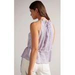 Ted Baker NEW  Cliara Crinkle Texture Halterneck Top in Purple Photo 3