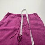 Nation Ltd 100% Linen Pink Pants Women Size Small Coastal Pull-on Pockets *FLAW Photo 9