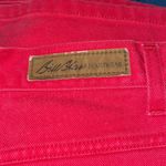 Bill Blass Vintage  Jeans Red high waist denim shorts Photo 4