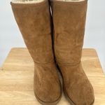 UGG  Brown Suede Boots with Shearling Lining Photo 4