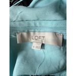 Ann Taylor Ann Taylor LOFT Womens Dress Sz 8 Aqua Blue Lace Halter Sleeveless NEW Photo 7