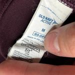 Old Navy Maroon Burgundy Medium Supprot Full Coverage Sports Bra Athletic Sz M Photo 4