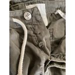 One Teaspoon  Safari Cargo Pants Olive Green Women's Size 27 Cotton Drawstring Photo 5