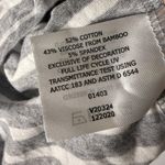 Coolibar Catalina Beach Cover Up Dress Long Sleeve Gray White Stripe M Size M Photo 4