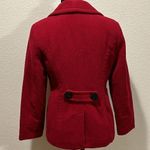 Red Pea Coat Photo 1
