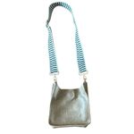 Ahdorned vegan leather mini crossbody bag taupe Tan Photo 5