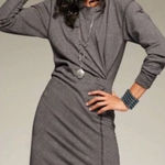 CAbi ✨HP✨Grey Put On Sweatshirt Work/Office Dress✨ Photo 1