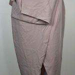 Lavish Lice Lavish‎ Alice Lined Asymmetrical Beige Skirt Photo 0