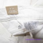 Madewell New!‎  High-Rise Denim Shorts in Tile White size 37 Photo 14