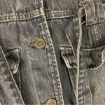 Mudd Jeans size large vintage dark Denim Jacket trench black y2k 90s Photo 3