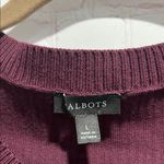 Talbots  Deep Burgundy Crewneck Sweater Woman’s Size Large Photo 1