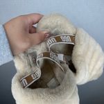 UGG  Fluff Yeah Size 6 Slide Slippers Tan Beige Women's Slides Comfort Sandals Photo 2