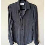 Equipment NWOT  Silk Pinstripe Shirt in Black Size XS Photo 1
