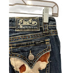 Miss Me Vintage Y2K  Size 26 Cow Hide Western Bootcut Embroidered Jeans Low Rise Photo 7
