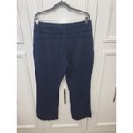 Made for life Women's 1X Blue Knit Capri Pants Elastic Waist Casual Photo 4