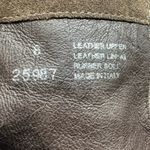 Garnet Hill  Suede Moto Combat Boots Brown Size 8 Photo 7