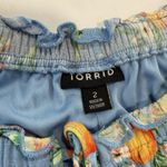 Torrid  Blue Citrus Puff Sleeve Dress Slit Maxi Size 2X Photo 10