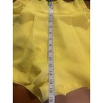 ZARA Trafaluc Womens Shorts Sz XS High Waisted Preppy Yellow Spring Summer Photo 10