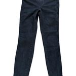 Spanx High Rise Pull On Skinny Jeans Womens Small Dark Gray Black Denim Stretch Photo 0