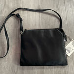 A New Day Minimalist Faux Leather Black Crossbody Purse Photo 0