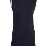 Cynthia Rowley  Womens Mocked Neckline Black Dress Size 4 Sleeveless Stretch Photo 0