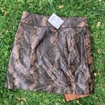 ZARA  Faux Snake Print Leather Asymmetrical skirt  Photo 1