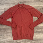 Lululemon  Women's Rust Crewneck Top Athletic Love Sleeve Size Medium Photo 0