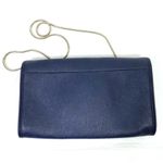 Kate Spade New York Eva Davies Mews Bow Offshore Navy Blue Clutch Purse Photo 1