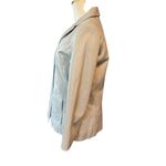 Kenneth Cole  Women’s Gray Leather Blazer. Size Small. Photo 1