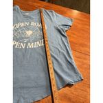 Old Navy  Women's Blue Graphic T Shirt Open Road Open Mind XL Top Hiking Outdoors Photo 5