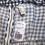 Forever 21 Short Dress Plaid White and Blue Photo 7