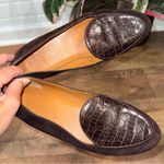 Tory Burch Women's Benton Apron Toe Loafers Flats Brown Shoes Size 8 Photo 1