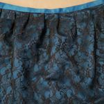 Heritage Teal Green with Black Lace Mini Skirt L Size L Photo 1