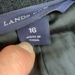 Women’s LAND’S END coat🍃🍂 Black Size 16 Photo 4