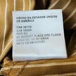 Urban Renewal Remnants Textured Stripe Cropped Wide Leg Pants Tan White Medium Photo 8