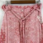 Simply Styled Womens Skirt Size M Y2K Indie Boho Coastal Cowgirl Western Bandana Pink Size M Photo 1