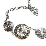 Chico's 90s Vintage  Two Toned Silver and Gold Women's Chain Belt Medium Photo 1