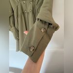 ASOS NWTs  Mini Dress Sage Green Above Knee Resort Vaca Yacht Button Summer Boho Photo 3